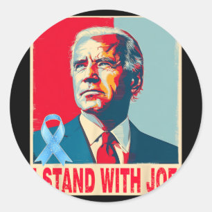 I Stand With Joe Biden  Classic Round Sticker