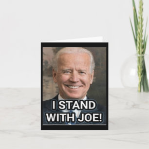 I Stand With Joe Biden, Prostate Cancer Awareness Card