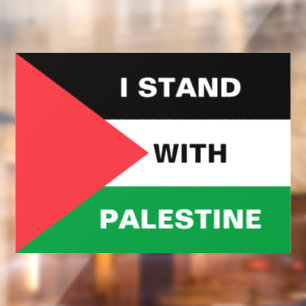 I stand with Palestine custom text Palestine flag