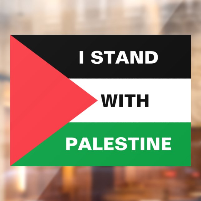 I stand with Palestine custom text Palestine flag (Sheet 2)