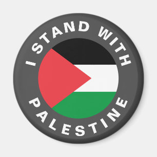 I Stand with Palestine flag personalised Magnet