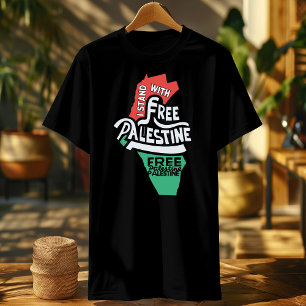 i stand with palestine free plaestine  T-Shirt