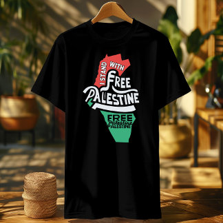 i stand with palestine free plaestine  T-Shirt