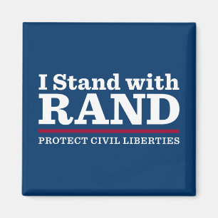 I Stand With Rand Magnet