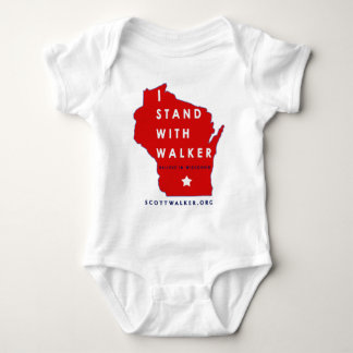 I Stand With Scott Walker Baby Bodysuit