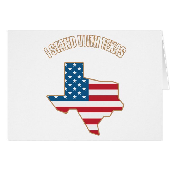 I Stand With Texas (Front Horizontal)