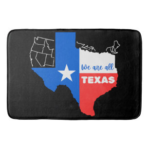 I Stand With Texas Bath Mat