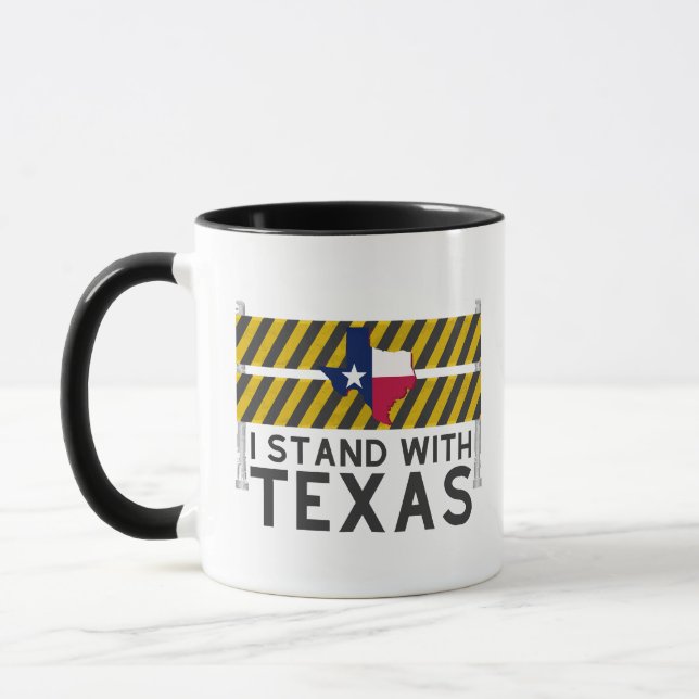 I Stand With Texas  Mug (Left)