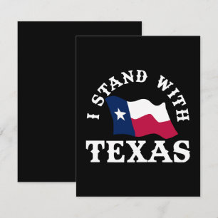 I Stand With Texas RSVP Card