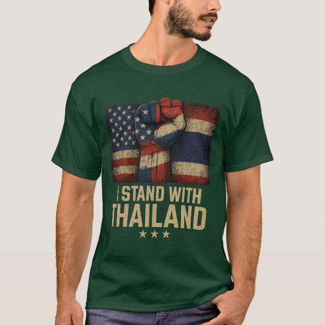 I STAND WITH THAILAND T-Shirt (Front)