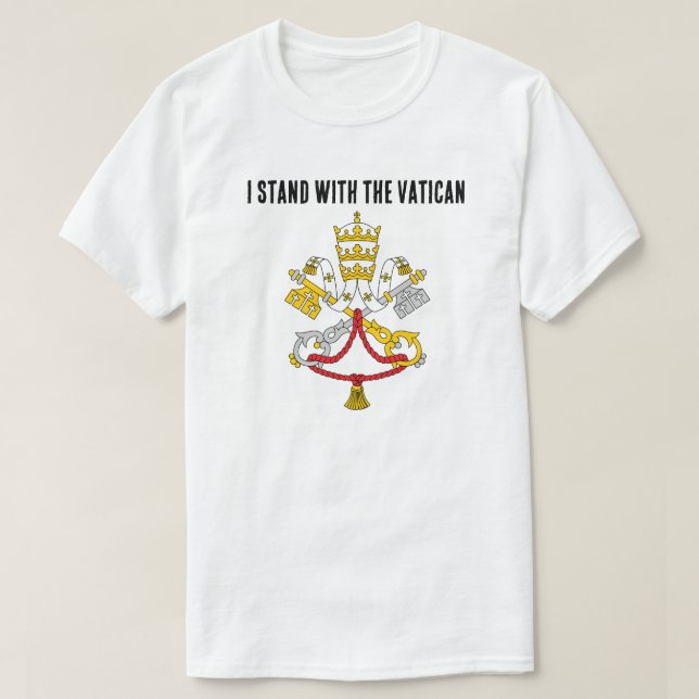 I stand with the Vatican T-Shirt (Design Front)