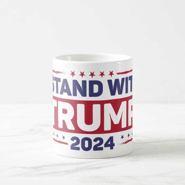 I Stand With Trump Coffee Mug (Center)
