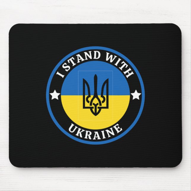 I Stand With Ukraine 13  Mouse Pad (Front)