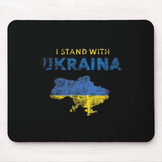 I Stand With Ukraine 14  Mouse Pad (Front)