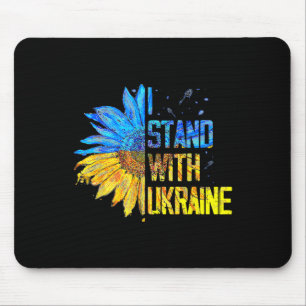 I Stand With Ukraine 2025 Shirts Ukrainian Flag Fr Mouse Pad