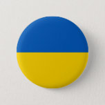 I stand with Ukraine 6 Cm Round Badge<br><div class="desc">Modern and minimal round buttons Flag of Ukraine. These buttons are fully customisable: create your own unique gift easily choosing any colour, adding text, photo, clipart and graphic design elements. Open the Zazzle design editor and discover beautiful patriotic travel photos and flags of Ukraine. Add a stylish text message in...</div>