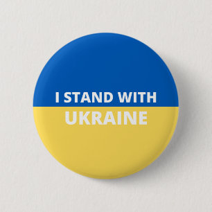 I STAND WITH UKRAINE BUTTON