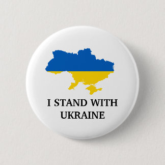 I Stand With Ukraine Button