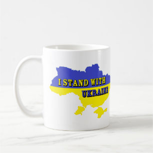 I STAND WITH UKRAINE COFFEE MUG