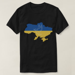I Stand With Ukraine Dove Peace Pro-Ukraine Women T-Shirt