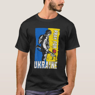 I Stand With Ukraine Flag Pray For Ukraine T-Shirt