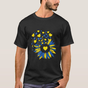 I Stand With Ukraine Flag Support Ukraine T-Shirt