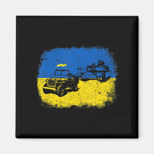 I Stand With Ukraine Fun Ukrainian Farmer Steals T Magnet