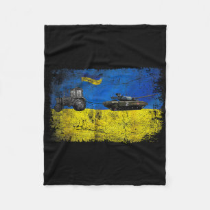 I Stand With Ukraine Funny Ukrainian Farmer Steals Fleece Blanket