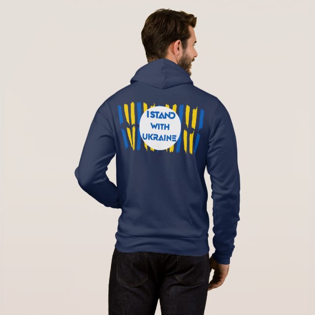 I stand with Ukraine Hoodie (Back Full)