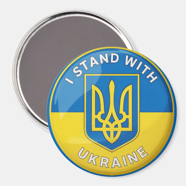 i stand with Ukraine Magnet (Front/Back)
