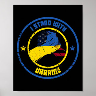 I Stand With Ukraine Patriot  Poster