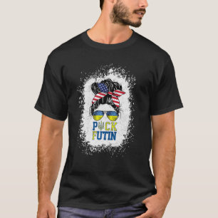 I Stand With Ukraine Pride Women Stop War Ukraine T-Shirt