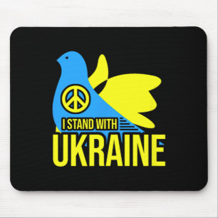 I Stand With Ukraine Shirt Ukraine Flag Volodymyr Mouse Pad