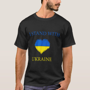 I Stand With Ukraine Shirt Ukrainian Flag Support