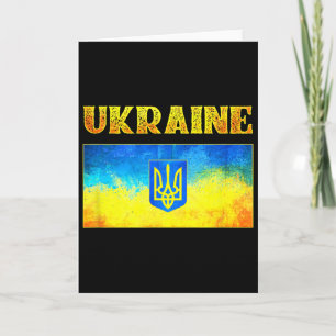 I Stand With Ukraine Shirt Ukrainian Flag Ukraine Card