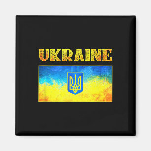 I Stand With Ukraine Shirt Ukrainian Flag Ukraine Magnet