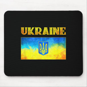 I Stand With Ukraine Shirt Ukrainian Flag Ukraine  Mouse Pad