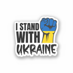 I Stand With Ukraine   Solidarity   Ukraine Flag