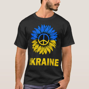 I Stand With Ukraine Sunflower Ukraine Support Uk T-Shirt