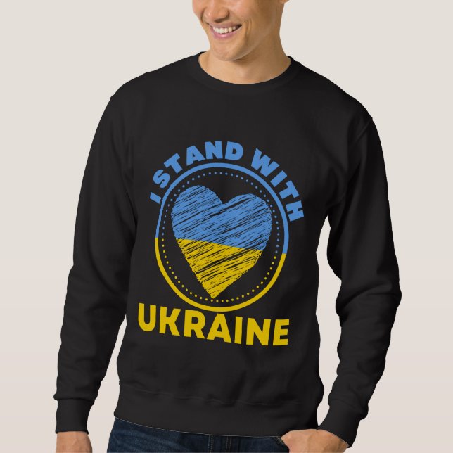 I STAND WITH UKRAINE - SUPPORT SWEATSHIRT (Front)