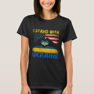 I Stand With Ukraine Support Ukraine Lover Pride U T-Shirt