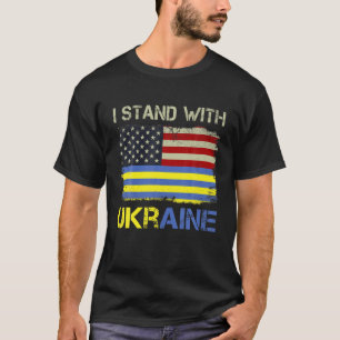 I Stand With Ukraine Support Ukraine T-Shirt