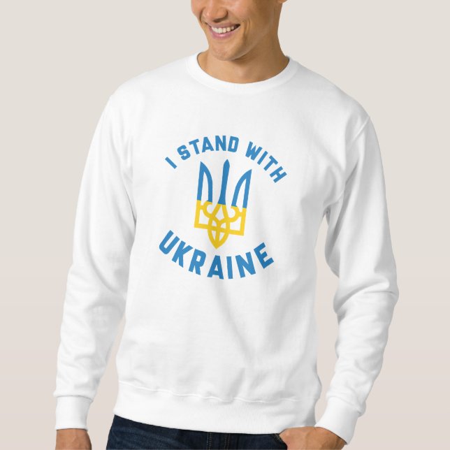 I Stand With Ukraine Sweatshirt (Front)