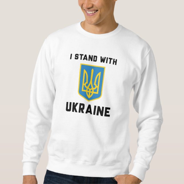 I Stand With Ukraine Sweatshirt (Front)