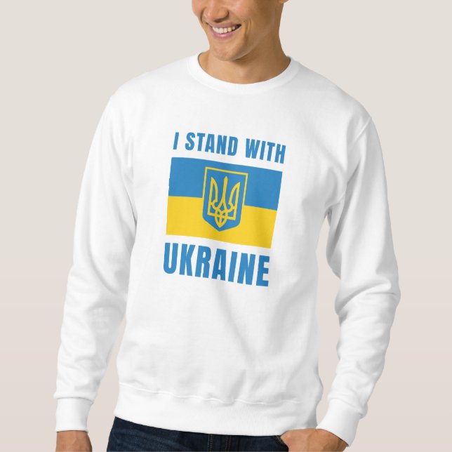 I Stand With Ukraine Sweatshirt (Front)
