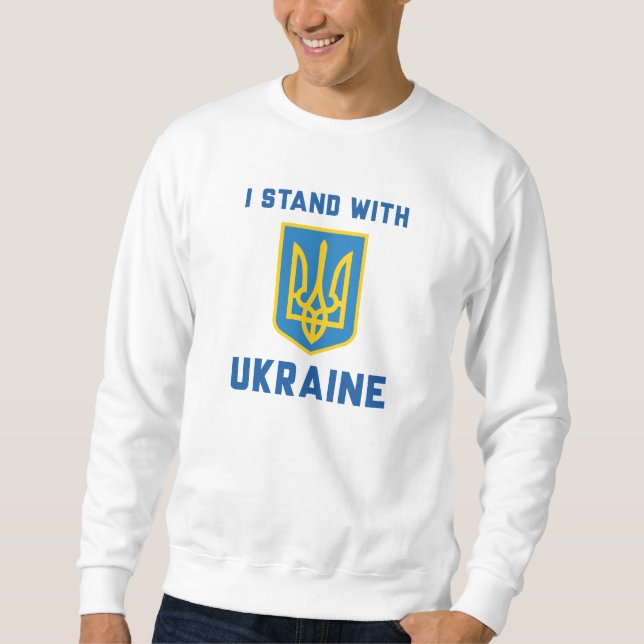 I Stand With Ukraine Sweatshirt (Front)