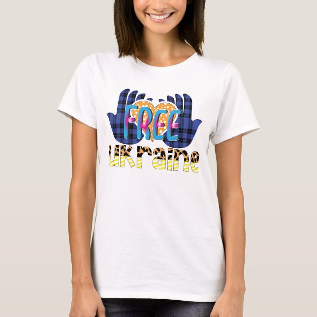 I Stand with Ukraine T-Shirt (Front)