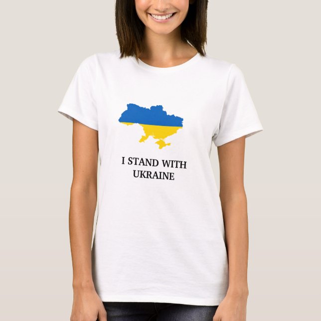 I Stand With Ukraine T-Shirt (Front)