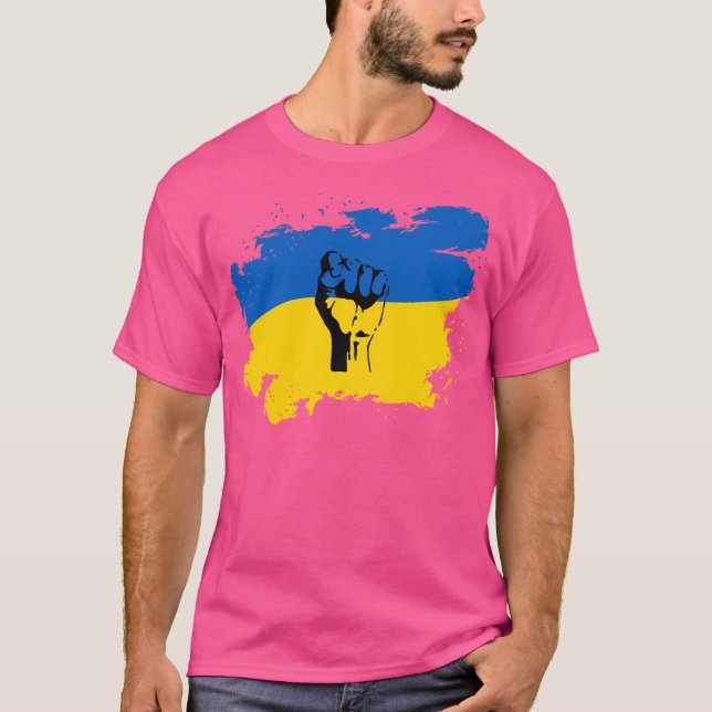 I Stand With Ukraine T-Shirt (Front)