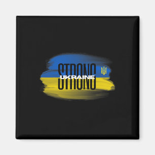 I Stand With Ukraine Tee Ukrainian Strong Magnet